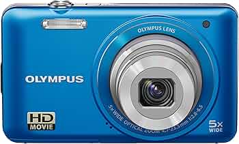 Amazon | OLYMPUS デジタルカメラ VG-140 ブルー 1400万画素